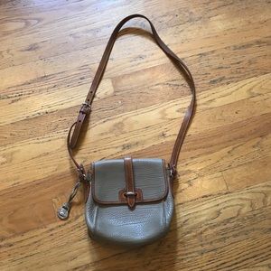 Vintage Dooney & Bourke Tan Leather Crossbody